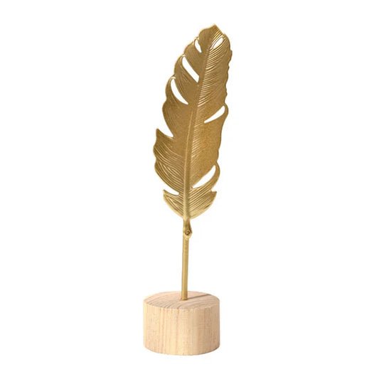 Nordic Style Iron Art Ginkgo Leaf Decoration - Storezy