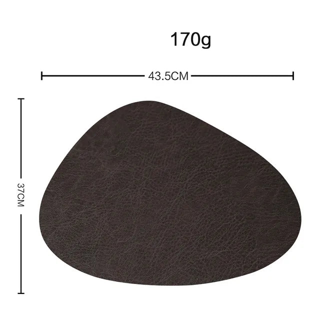 Heat-resistant Leather Coaster Mat - Storezy