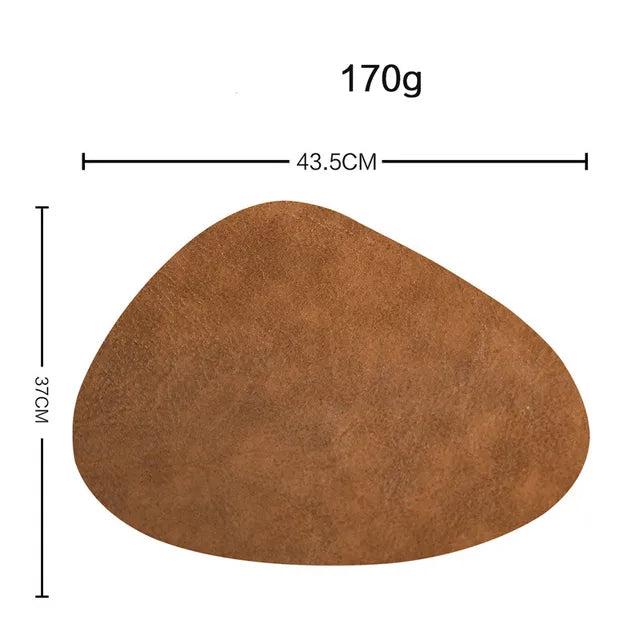 Heat-resistant Leather Coaster Mat - Storezy