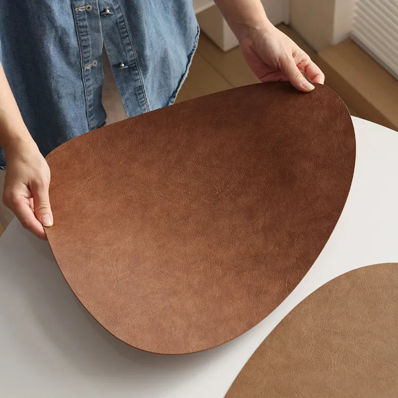 Heat-resistant Leather Coaster Mat - Storezy