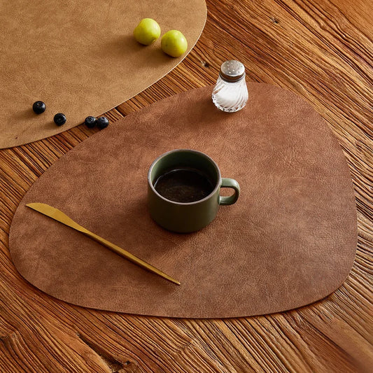 Heat-resistant Leather Coaster Mat - Storezy